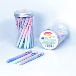 Zseléstoll, 0,5mm vegyes test szín, gradiens minták 30db/doboz Nebulo írásszín kék