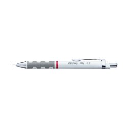 Nyomósirón 0,7mm, fehér test, Rotring Tikky
