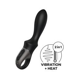Satisfyer Heat Climax - okos, melegítő anál vibrátor (fekete)
