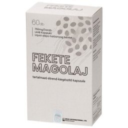 Bio Vitality Fekete magolaj lágyzselatin kapszula - 60db