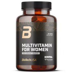 BioTech USA Multivitamin for Women szerves forrásból tabletta - 60db