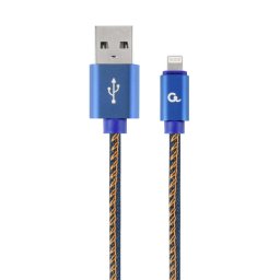 Gembird fonott farmer USB-A/Lightning kábel 2m
