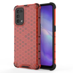 HONEYCOMB Védőburkolat Oppo Reno5 5G piros