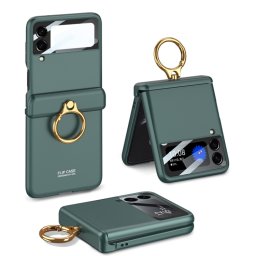 GKK LARA Samsung Galaxy Z Flip 3 5G zöld védőburkolat