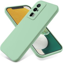 RUBBER Xiaomi Poco F5 Pro zöld védőburkolata