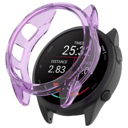 TPU HALF COVER Borító Garmin Forerunner 165 / 165 Music lila színben