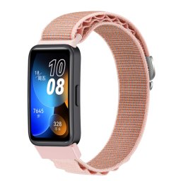 NYLON szíj Huawei Band 8 / 9 rózsaszín