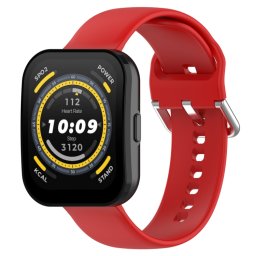 SILICONE Cserélhető szíj Amazfit Bip 5 piroshoz
