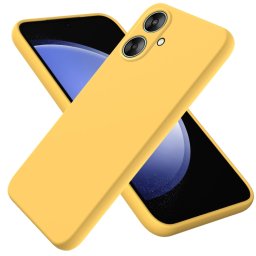 RUBBER Védőburkolat Xiaomi Redmi 13C-hoz 5G sárga