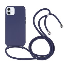 ROPE Borító zsinórral Apple iPhone 16 Plus kék