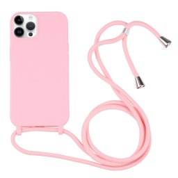 ROPE Fedő zsinórral Apple iPhone 16 Pro Max rózsaszín