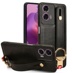 HANDY Védőhuzat tartóval Motorola Moto E14 fekete