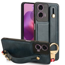 HANDY Védőhuzat tartóval Motorola Moto E14 kék