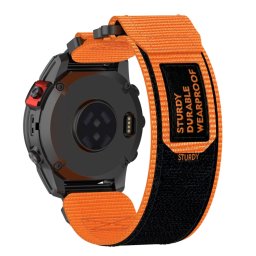 STURDY Nylon szíj Garmin Fenix 8 43mm narancssárga