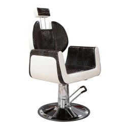 Black&White Salon Goldfume férfi hajvágószék fekete-fehér SX-926
