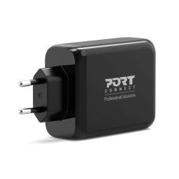PORT hálózati töltő USB-C és USB-A csatlakozóhoz, 120 W, fekete