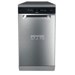 WHIRLPOOL WH6FB10BS7A0X Szabadonálló keskeny mosogatógép