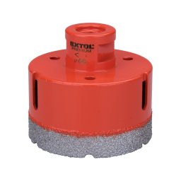 EXTOL PREMIUM körkivágó csempére, gyémánt vágóél; 60mm × M14, sarokcsiszolóba fogható