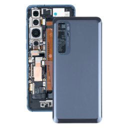 Hátlap (akkumulátor fedél) Xiaomi Mi Note 10 Lite fekete