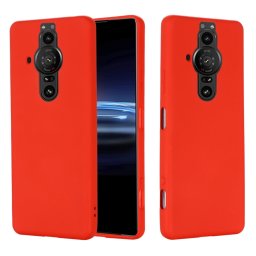 RUBBER Védőburkolat Sony Xperia Pro -I piros