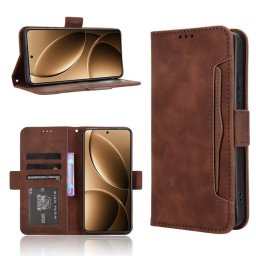 SLOT pénztárca tok Xiaomi Poco F7 Pro / Poco F7 Ultra Brown