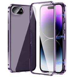 Mágneses burkolat 360 Apple iPhone 16e lila színhez