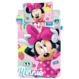 Minnie Mouse ovis ágyneműhuzat garnitúra - 135x100 cm / 60x40 cm