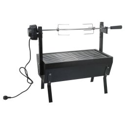 Faszén grill BARBECUE 60cm 230V motorral
