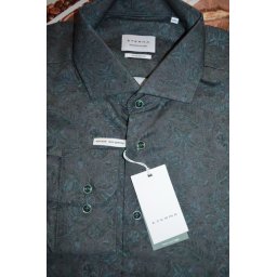 Eterna Meisterhaft 1863 modern fit zöld mintás ing, 43