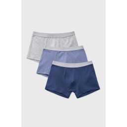 3PACK Space fiú boxeralsó kékes-szürke 10