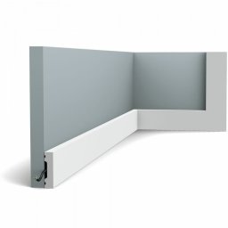 Orac Decor SX162-RAL9003 lábazati szegélyléc, 10 x 40 x 2000 mm