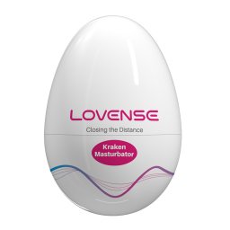 Lovense - Kraken, tojás maszturbátor (1 db) (fehér)