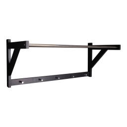 Padova kalaptartó fogas, fekete fa, fekete steel 78x32 cm