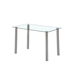 Berna 120 cm szögletes üveg étkezőasztal