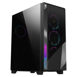 GIGABYTE AORUS C500/Midi Tower/Transpar./Fekete