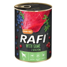 Rafi Adult konzerv - vadhús vörös- és kék áfonyával 800 g