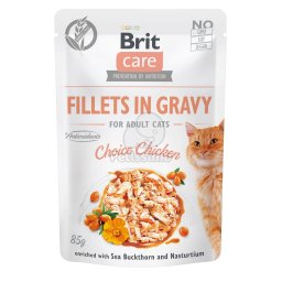 Brit Care Cat Fillets in Gravy - Chicken 24 x 85 g