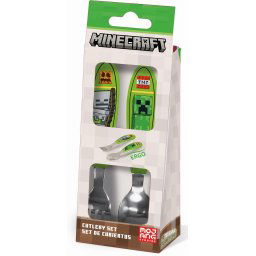 Minecraft Core fém ergo evőeszköz készlet - 2 darabos