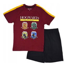 Harry Potter Witchcraft Red gyerek rövid pizsama 110 cm