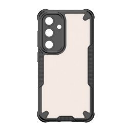 Defender szilikon telefonvédő (ütésállóság, légpárnás sarok, akril hátlap, kameravédő) FEKETE Samsung Galaxy S24 FE (SM-S721)