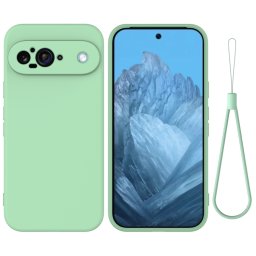 RUBBER Védőburkolat Google Pixel 9 zöld színhez