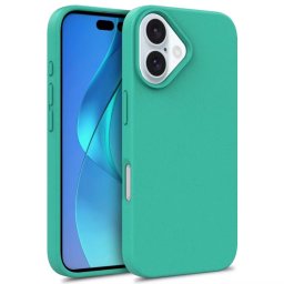 ECO RUBBER Védőburkolat Apple iPhone 16 világoszöld