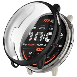 TPU TELJES BURKOLAT Borító a Amazfit Active 2-hez fekete