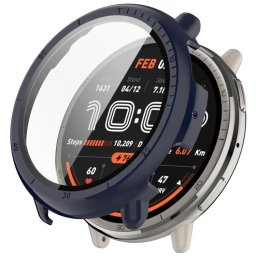 PC FULL COVER Műanyag borítás üveggel Amazfit Active 2 kék színhez