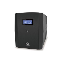 Conceptronic Szünetmentes 1500VA - ZEUS08E (6x IEC C13, line-interaktív, RJ45 vonalvédelem, HID USB, fekete)