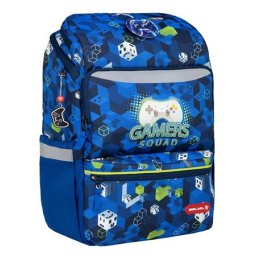 BELMIL Iskolatáska, cipzáras, BELMIL "Zippy Gamer Squad", gamer