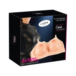 Cottelli - szilikon push-up mellek melltartóval (2x1000g)