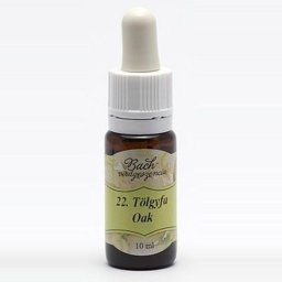 Bach virágterápia, 10 ml - Tölgyfa, a kitartás virága - 22-es