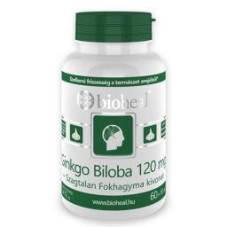 Bioheal Ginkgo biloba 120 mg + Fokhagyma kivonat filmtabletta, 70 db