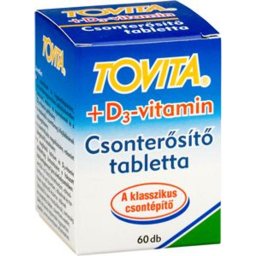 Tovita csonterősítő tabletta + d3 vitamin 60db